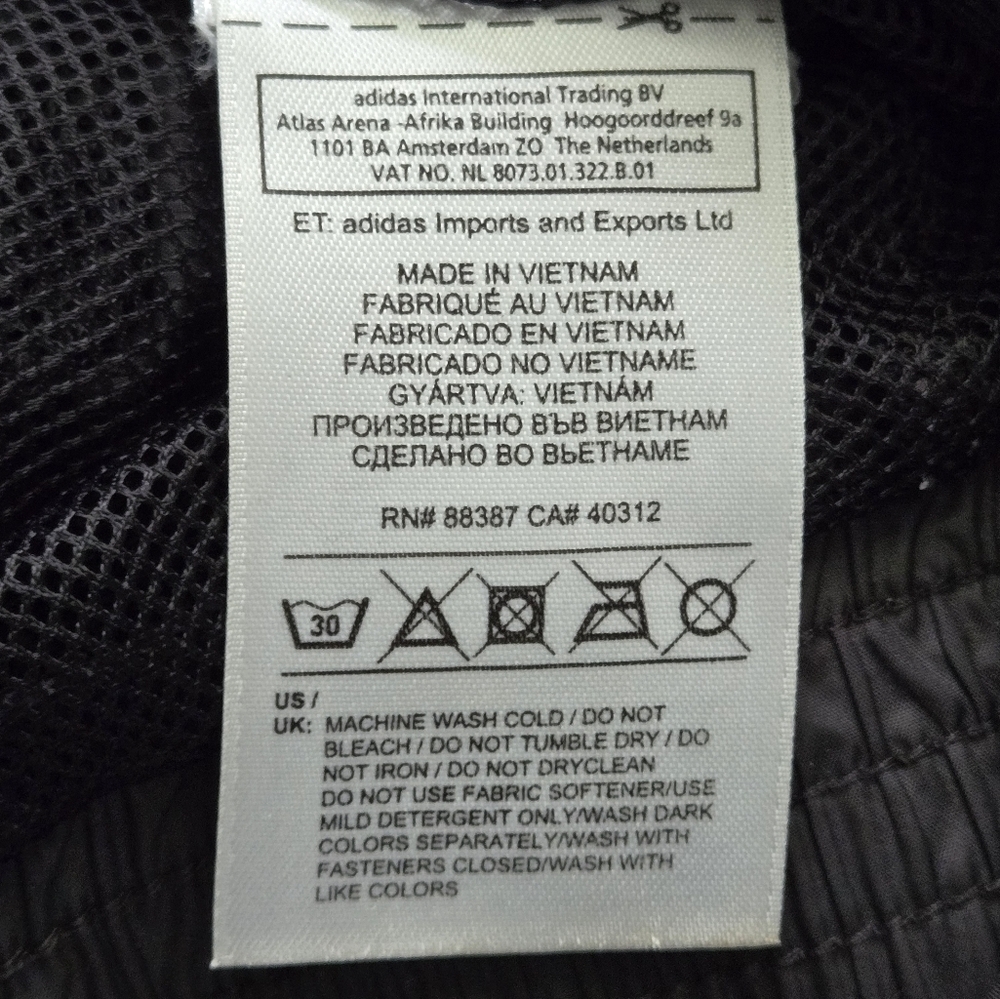 Adidas Men's Large Climaproof Black Spring/fall Jacket - Picture 13 of 13